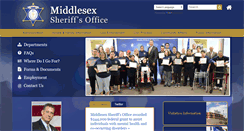 Desktop Screenshot of middlesexsheriff.org