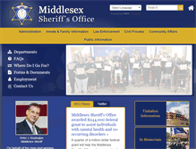 Tablet Screenshot of middlesexsheriff.org